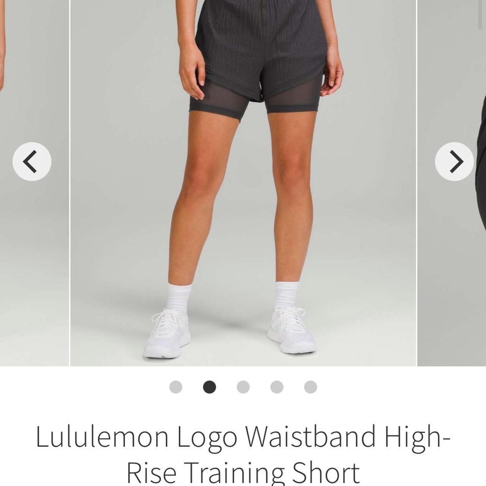 Lululemon logo shorts